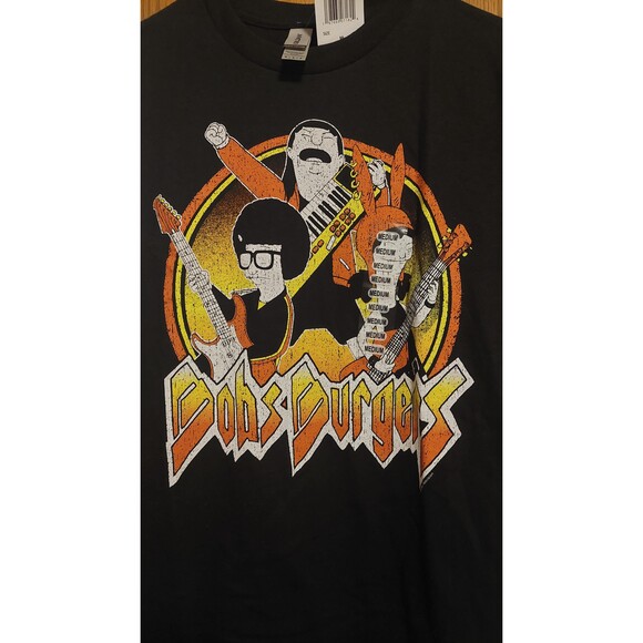 Vintage Bobs Burgers Rock Band Adult Medium Tee New with Tags - Picture 2 of 3